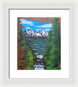 Mountain view - Framed Print