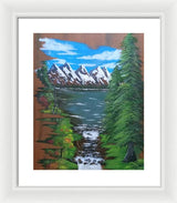 Mountain view - Framed Print