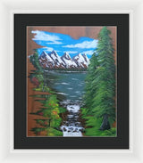 Mountain view - Framed Print