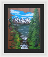 Mountain view - Framed Print