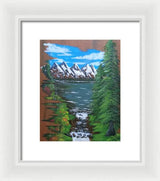 Mountain view - Framed Print