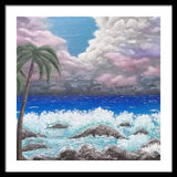 Ocean storm - Framed Print