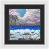 Ocean storm - Framed Print