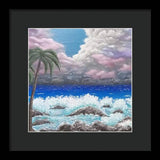 Ocean storm - Framed Print