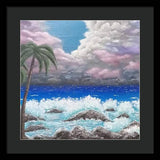 Ocean storm - Framed Print