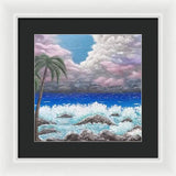 Ocean storm - Framed Print