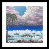 Ocean storm - Framed Print