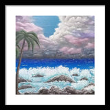 Ocean storm - Framed Print