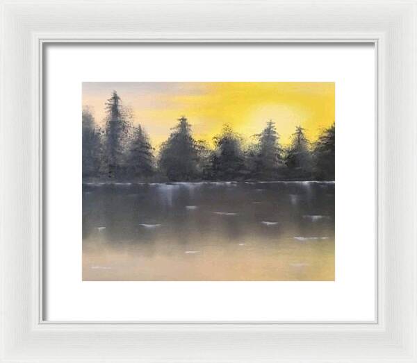 Sun rise - Framed Print