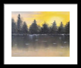 Sun rise - Framed Print