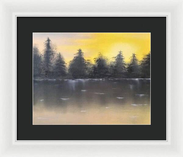 Sun rise - Framed Print