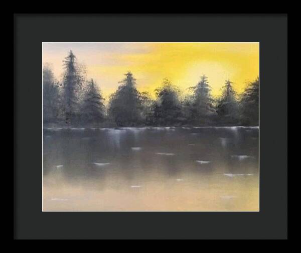 Sun rise - Framed Print