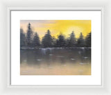 Sun rise - Framed Print