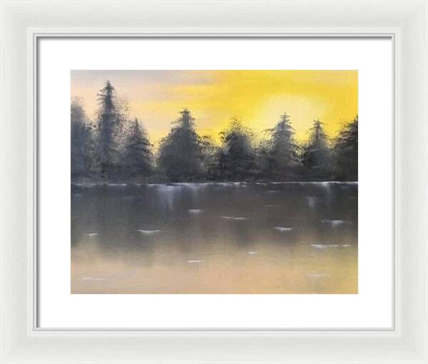 Sun rise - Framed Print