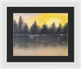 Sun rise - Framed Print