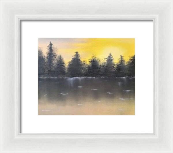 Sun rise - Framed Print