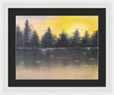 Sun rise - Framed Print