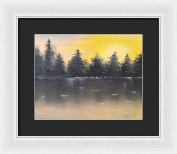 Sun rise - Framed Print