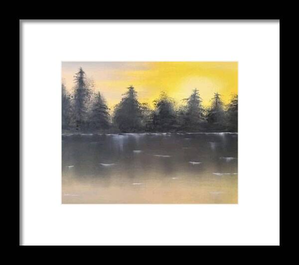 Sun rise - Framed Print