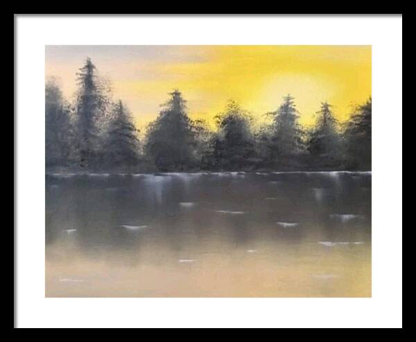 Sun rise - Framed Print