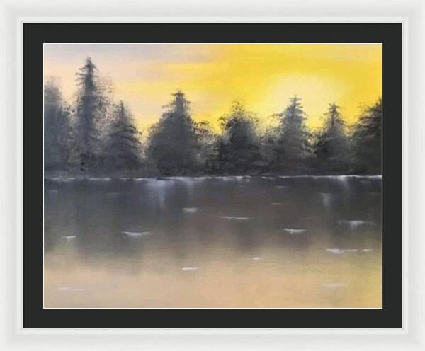 Sun rise - Framed Print