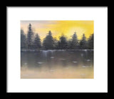 Sun rise - Framed Print