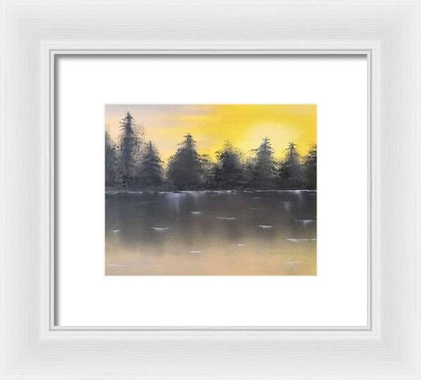 Sun rise - Framed Print