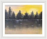 Sun rise - Framed Print