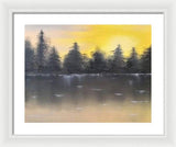 Sun rise - Framed Print