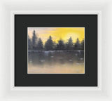 Sun rise - Framed Print