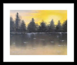 Sun rise - Framed Print