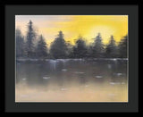 Sun rise - Framed Print