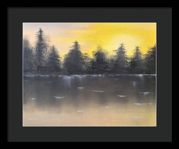 Sun rise - Framed Print