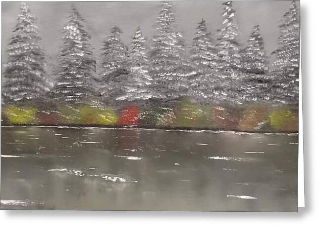 Winter landscape - Greeting Card